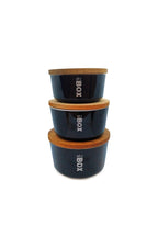 Set of 3 refrigerator storage boxes