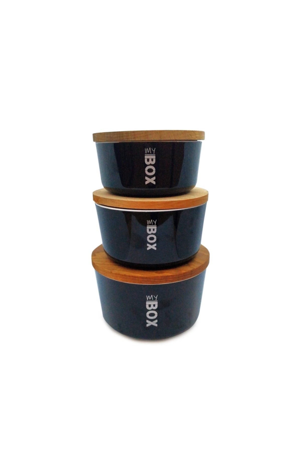 Set of 3 refrigerator storage boxes