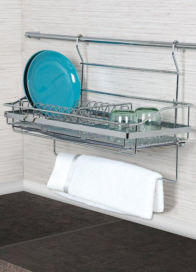 Hanging plate and cup holder set