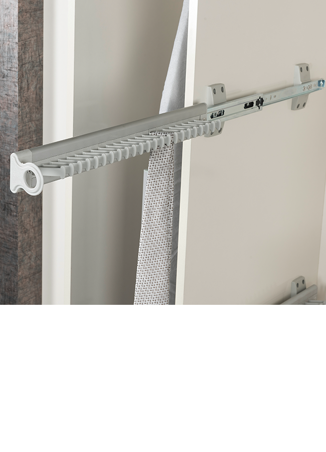 Aluminum Rail tie rack