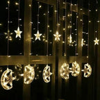 Stars and Crescent Luminous Curtain