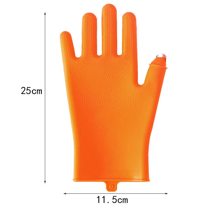 gloves with a blade for removing vegetables stems