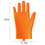 gloves with a blade for removing vegetables stems