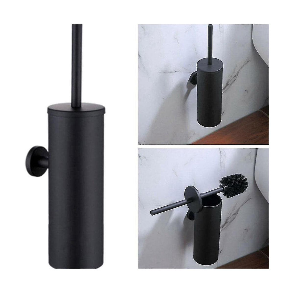 Toilet Brush Holder Black Stainless 304