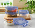 Pasabahce Lockie Lock Food Container - 17.1x12.6cm