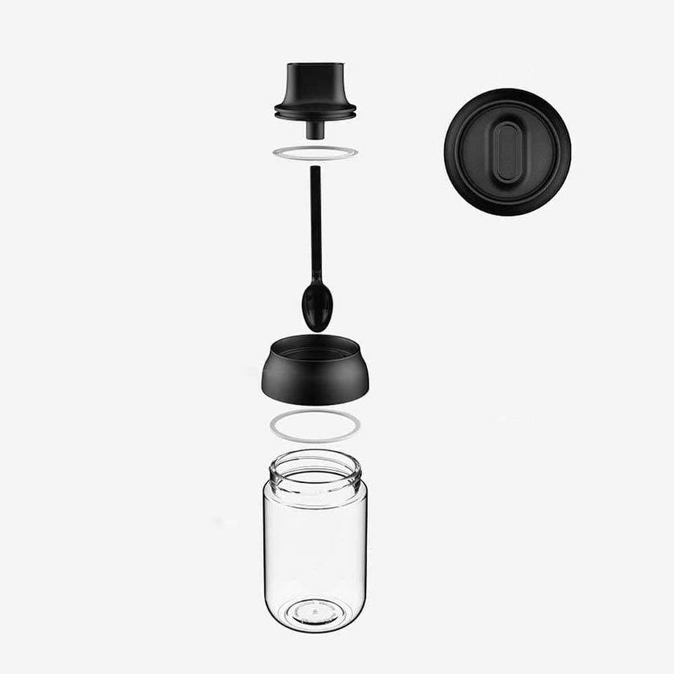 Glass Spice Jar with Serving