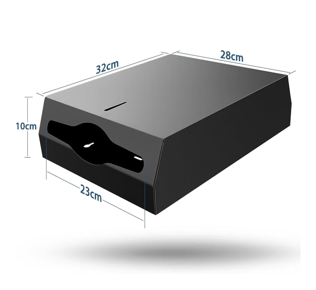 C-Fold Steel Tissue Dispenser (BLack) 300