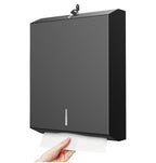 C-Fold Steel Tissue Dispenser (BLack) 300