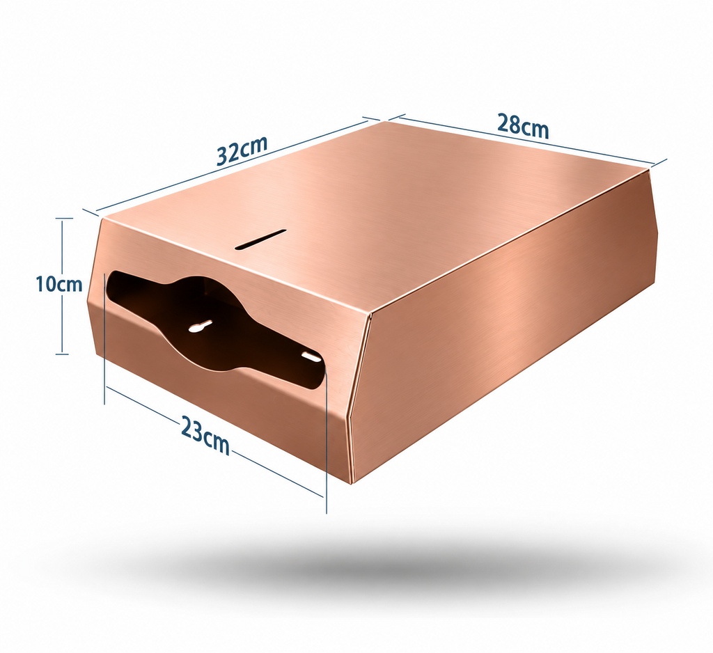 C-Fold Steel Tissue Dispenser (Rose Gold) 300