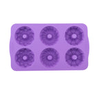 6 Piece Mixed Cake and Cookie Mold Lilac