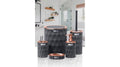 Gray bathroom set 5 pieces
