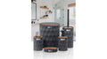 Gray bathroom set 5 pieces