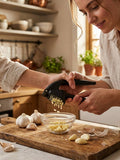 Metal Garlic Press – Black