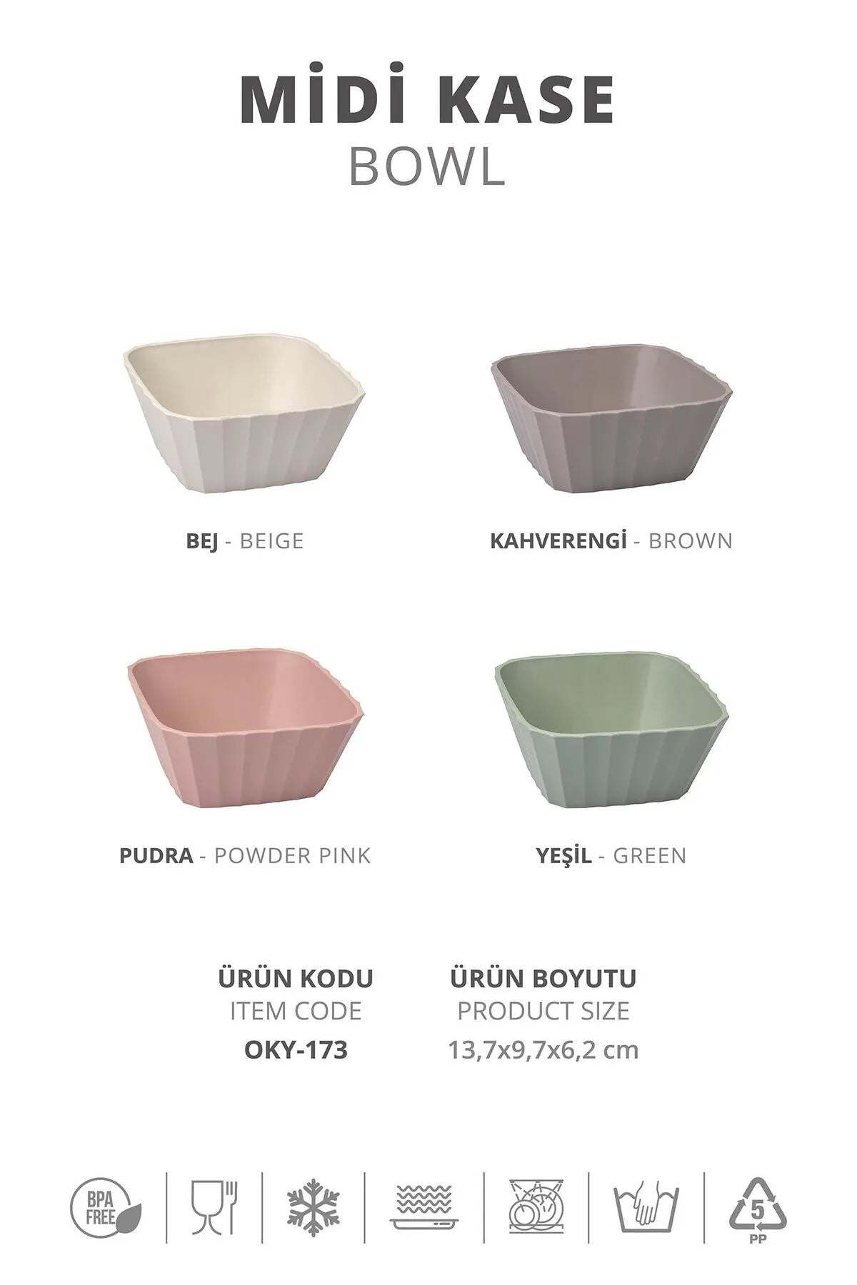 Small square coliseum bowl