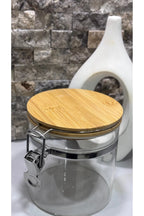 Small Glass Clip Spice Jar