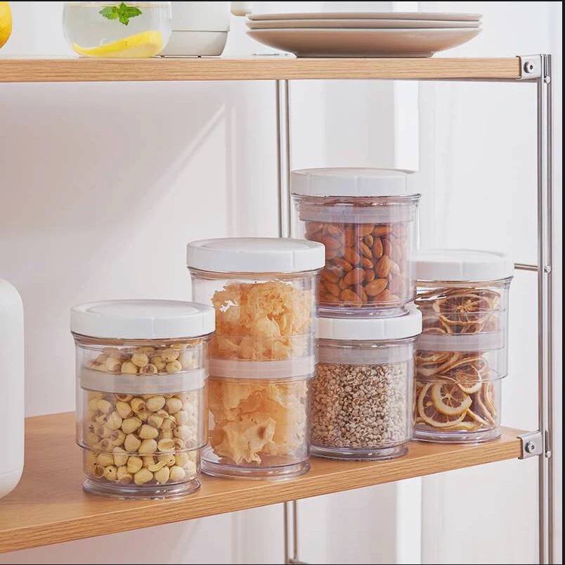 Vacuum Food Compression Containers Adjustable