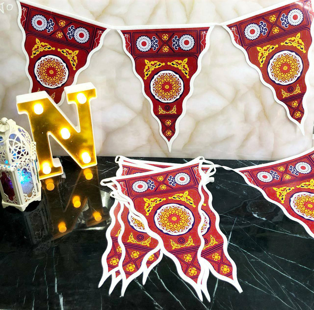 زينة رمضان مثلثات