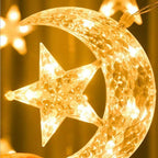 Stars and Crescent Luminous Curtain