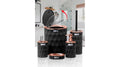Black bathroom set 5 piece