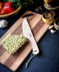 Wooden knife for herbs and salad greens