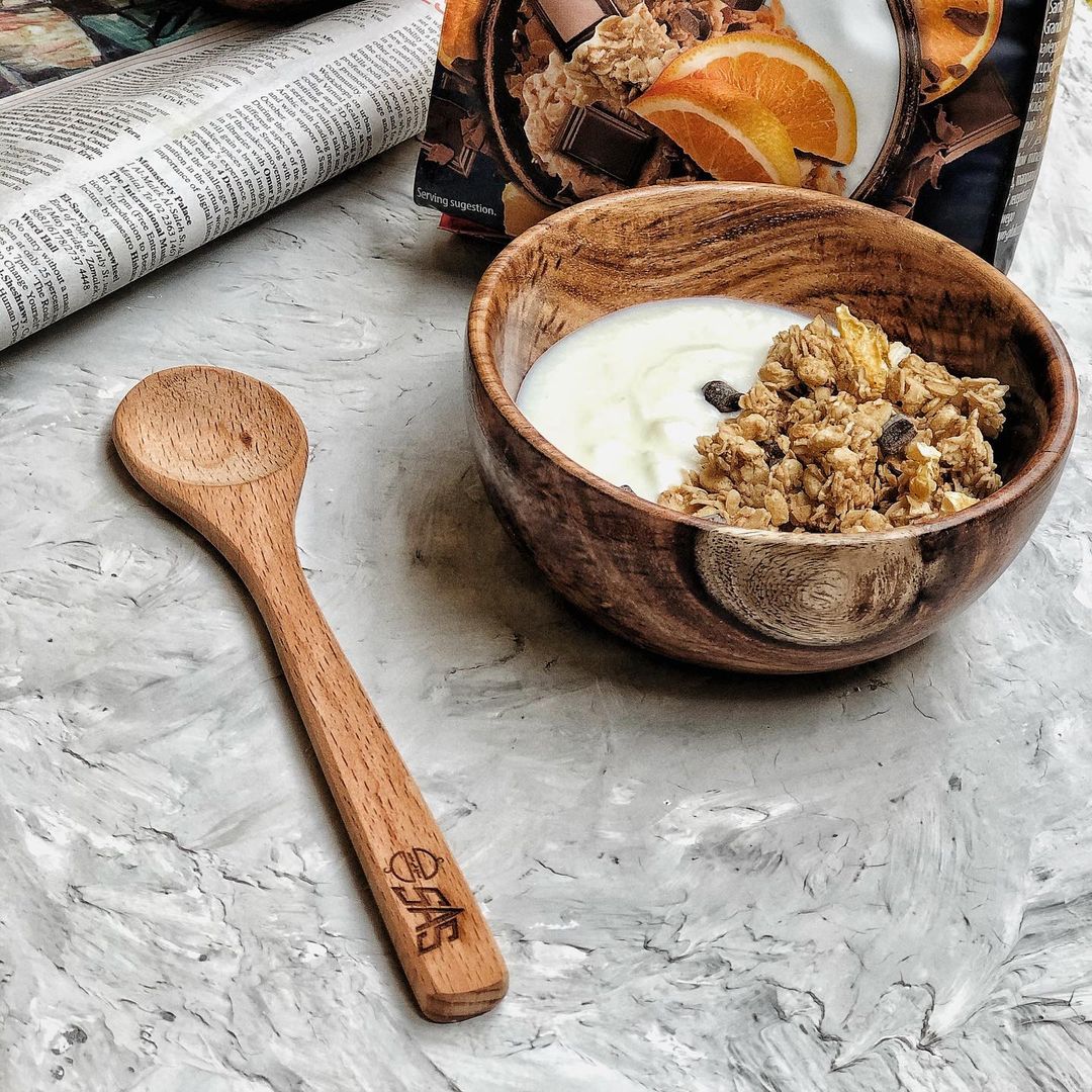 Small wooden spoon