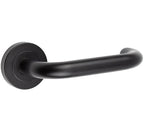 Room door handle  on U-shaped model Black