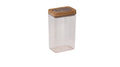 Vacuum Rectangle Storage Jar  Wooden - (3100 ML)