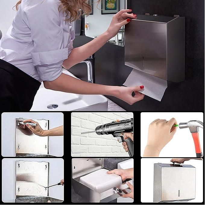 C-Fold Steel Tissue Dispenser