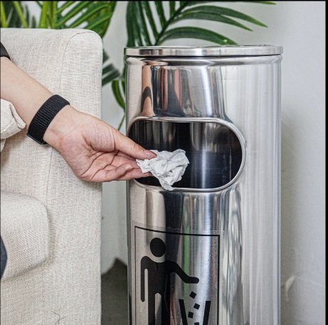 Vertical Stainless steel 201 Cigarette Extinguisher  Medium