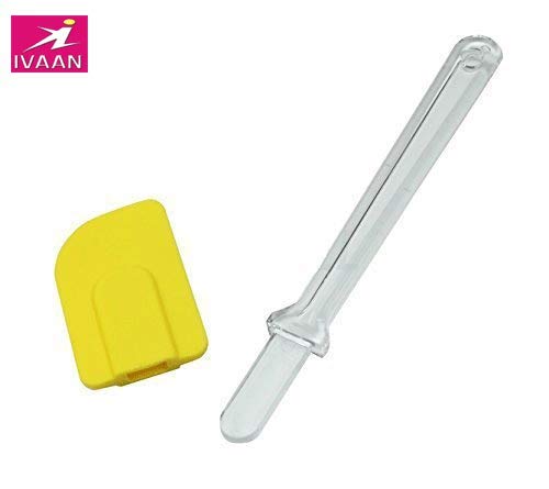 Spoon and silicone brush