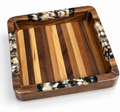 Epoxy Resin Wood Plate – Square, Small