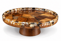 Epoxy Resin Wood Plate – Flat, with Base