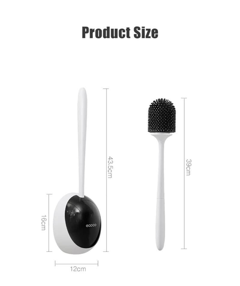 ecoco round toilet brush