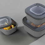 3-piece silicone food container set