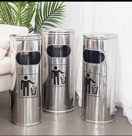 Vertical Stainless steel 201 Cigarette Extinguisher  Medium