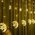 Stars and Crescent Luminous Curtain