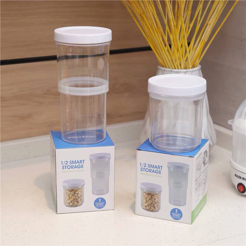 Vacuum Food Compression Containers Adjustable