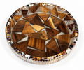 Epoxy Resin Wood Plate – Round, Small