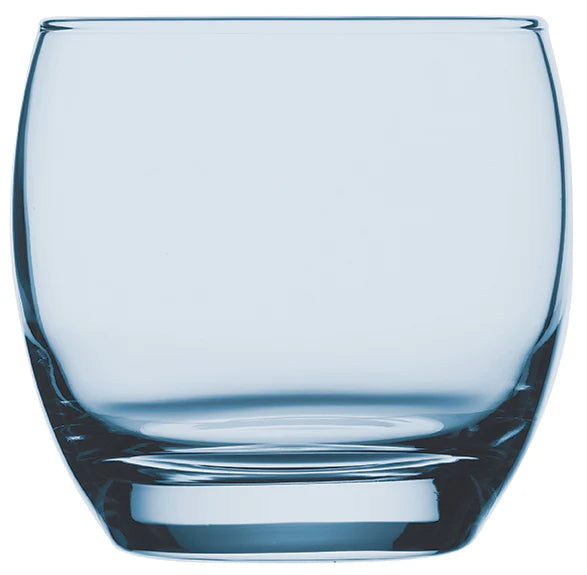 Pasabahce Barrel Old Fashioned Glass - Blue, 340ml Color:Blue