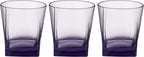 Pasabahce Carre Old Fashioned Glass - Purple, 205ml