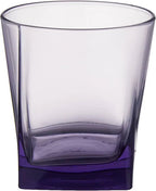 Pasabahce Carre Old Fashioned Glass - Purple, 310ml