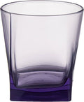 Pasabahce Carre Old Fashioned Glass - Purple, 310ml