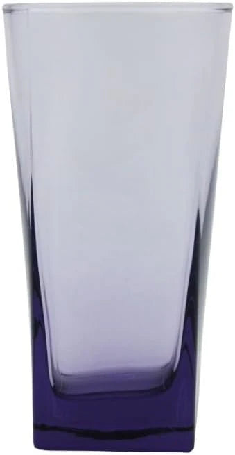 Pasabahce Carre Highball Glass - Purple, 305ml