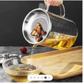Cooker oil pyrex lid handle crystal