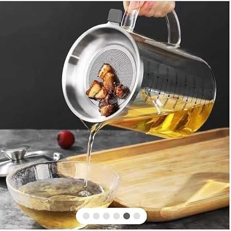 Cooker oil pyrex lid handle crystal
