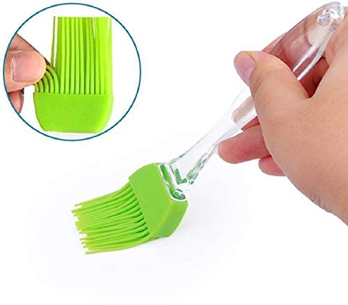 Spoon and silicone brush