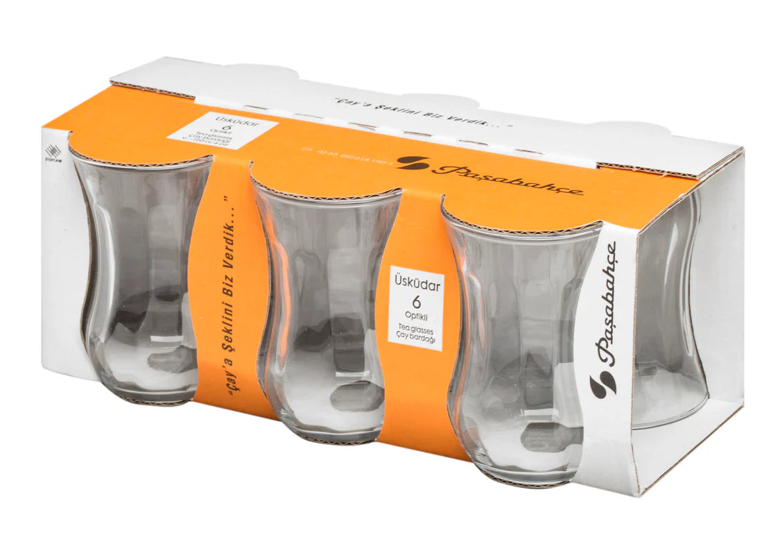 Pasabahce Uskudar Tea Glass - Optic, 120ml
