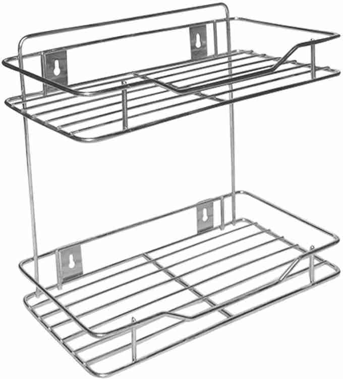 Confiado Stainless Steel 2 Step Spice Rack