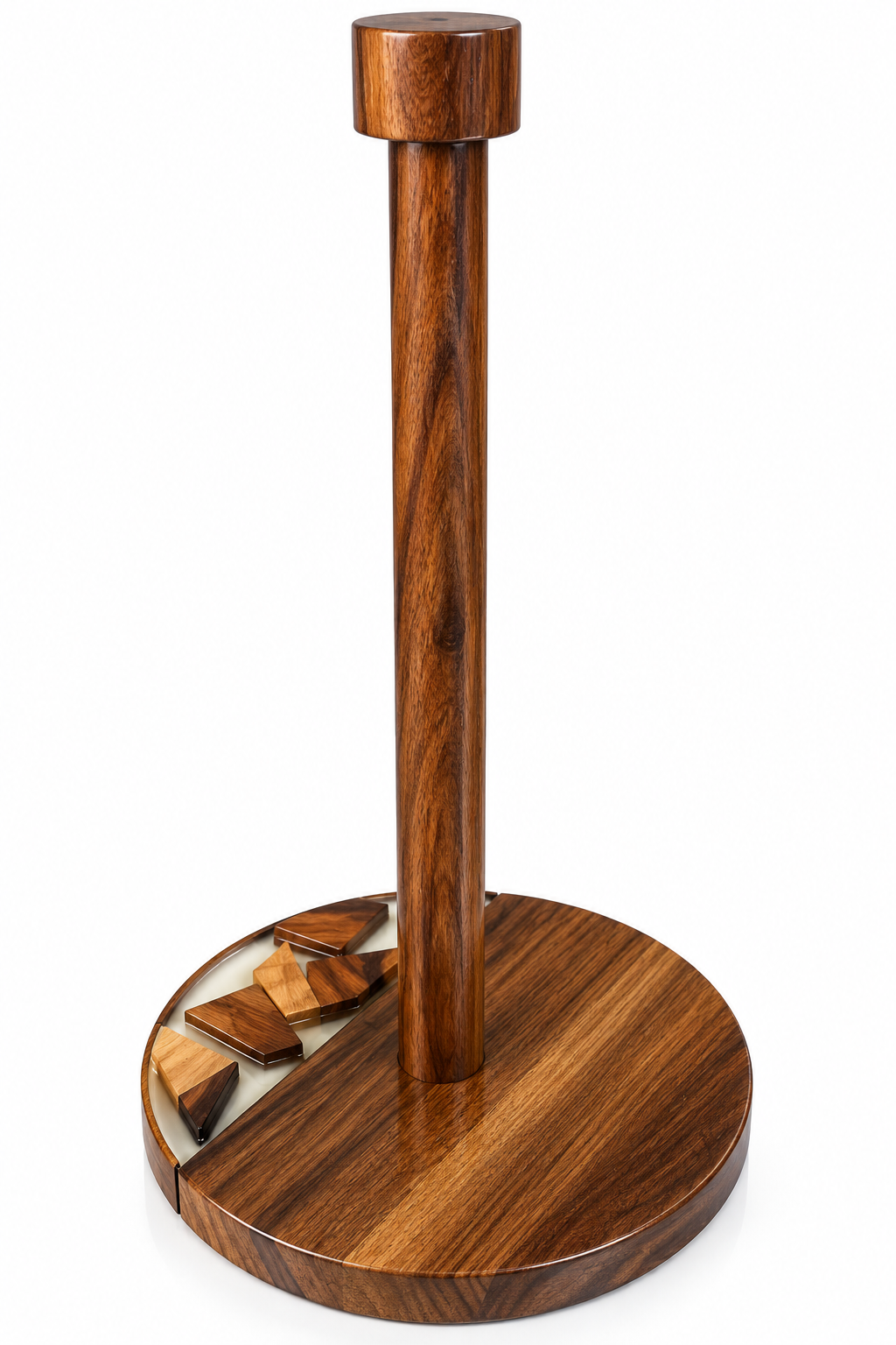 Epoxy Resin Wood Napkin Holder