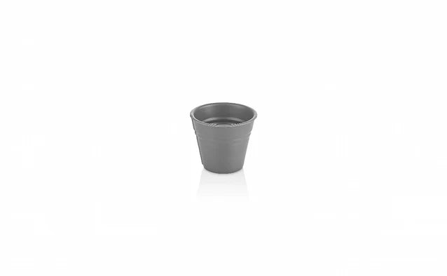 Kulsan Round Bucket - Grey, 7.6cm